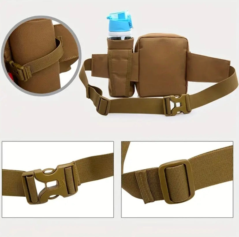 Compact waist bag for Hiking, Camping, Mountain Biking, or other