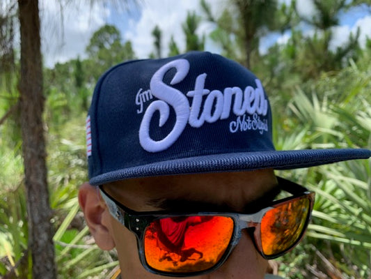 Stoner Adjustable  Blue Hat