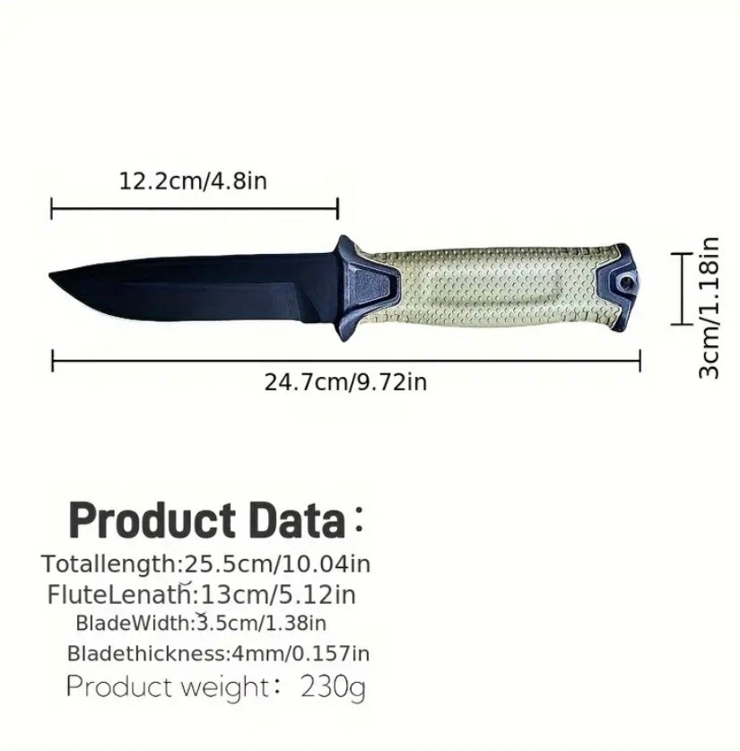 Tactical Survival Knife with durable sheath