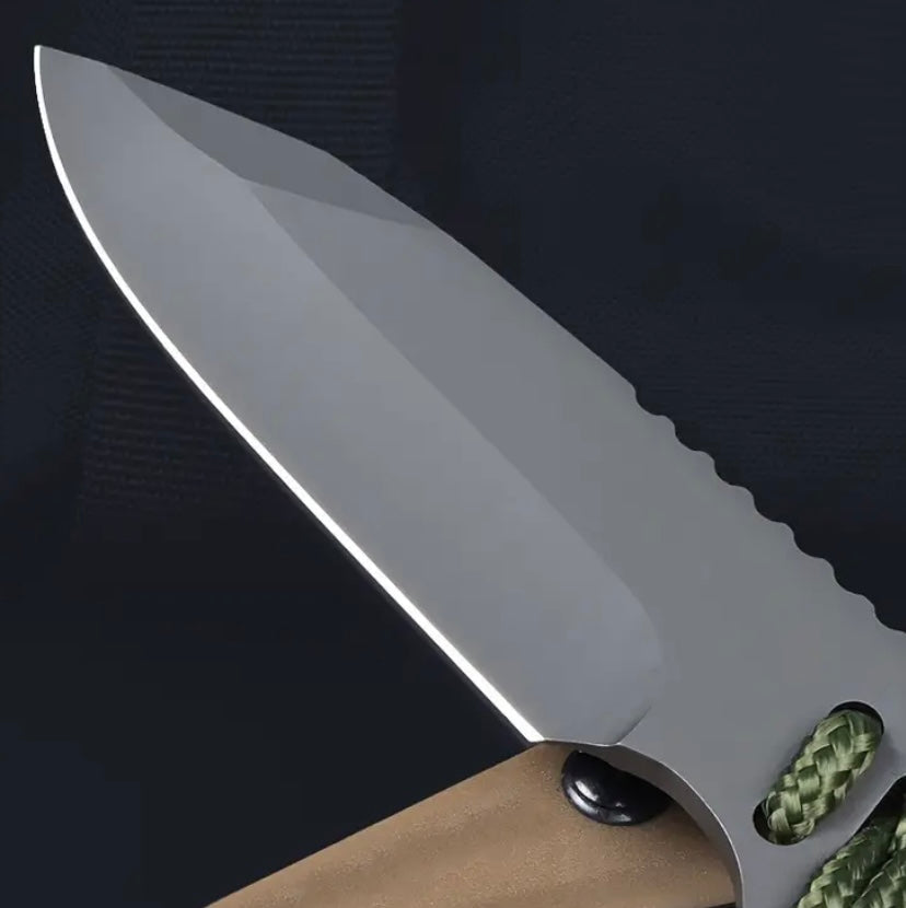 Stainless Steel Straight Edge Fixed Blade